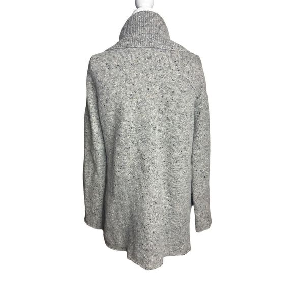 Eileen Fisher System Speckled Mohair Wool Waterfall Sweater Cardigan‎ Medium - Picture 2 of 7